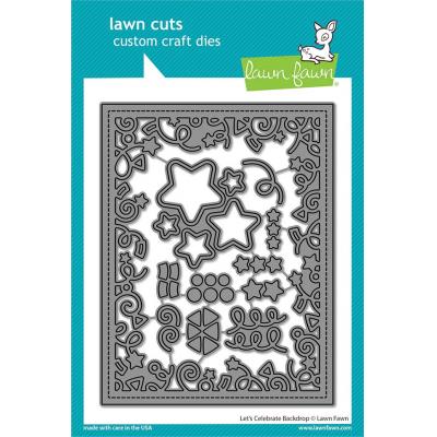 Lawn Fawn Lawn Cuts - Let's Celebrate Backdrop